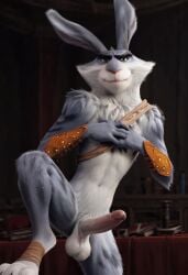 ai_generated balls bunnymund cock dreamworks easter_bunny easter_bunny_(rise_of_the_guardians) furry male paramount_pictures rabbitpaws rise_of_the_guardians solo_male yiff