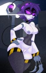 1girls 2d areola ass big_ass big_thighs blush breasts butt drone female female_focus female_only genitals glitch_productions huge_ass huge_thighs humanoid keesperchurker looking_at_viewer medium_breasts murder_drones nipples purple_dildo purple_eyes purple_hair pussy robot robot_girl robot_humanoid screen_face solo tagme tail thick_hips thick_thighs thighs uzi_(murder_drones)