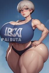 1girls ai_generated aibuta big_ass big_breasts female female_only solo solo_female tagme uzaki-chan_wa_asobitai! uzaki_hana