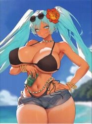 1girls 2020s 2024 2d 2d_(artwork) 2d_artwork 4_fingers 5_fingers animated animation arm_under_breasts background beach beads belly belly_button big_breasts big_hips bikini bikini_bottom bikini_top blue_eyes blue_hair blue_hair_female blurred_background blurry blurry_background bra brazilian brazilian_female brazilian_miku bread_and_butter breasts cleavage cleavage_overflow closed_mouth closed_smile clothed clothed_female clothes clothing cloud clouds color colored cropped cropped_legs curvy curvy_body curvy_female curvy_figure curvy_hips day daytime detailed_background digital_drawing_(artwork) digital_media_(artwork) ear ears_up eyelashes eyes fanart female female_focus female_human female_only fingernails fingers flower flower_in_hair fully_clothed half-dressed half_naked hand_on_hip hatsune_miku hips holding holding_drink holding_object hourglass_figure human human_female humanoid jean_shorts jeans large_boobs large_breasts latina  live2d long_hair long_hair_female loop looping_animation mammal mammal_humanoid mouth mouth_closed nail nails neckwear no_dialogue open_eyes panties pants partially_clothed partially_clothed_female partially_nude partially_undressed pointy_chin revealing_clothes revealing_clothing revealing_outfit sexually_suggestive short_pants short_shorts shorts simple_background sky slim slim_girl smile smiling_at_viewer solo solo_female solo_focus suggestive suggestive_look sunglasses sunglasses_on_head sunlight tan tan-skinned_female tan_body tan_skin tanline tanned tanned_skin thick_thighs thigh_gap thighs undressed very_long_hair very_long_hair_female vocaloid vocaloid  voluptuous voluptuous_female waist_beads wide_thighs wristwear