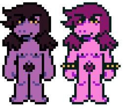 accurate_art_style dark_world deltarune dinosaur hairy_pussy justst3ven pixel_art scalie susie_(deltarune) tagme white_background