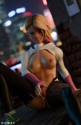 3d after_rape anus biting_lip blush breasts completely_nude completely_nude_female cum cum_in_pussy cum_inside cum_leaking cum_leaking_out_of_pussy cum_on_finger exposed_anus exposed_breasts exposed_pussy eyebrow_piercing female female_only fortnite full_color gwen_stacy gwen_stacy_(spider-verse) kitway looking_down looking_down_at_self marvel marvel_comics multicolored_hair nude nude_female pussy ripped_clothing shiny shiny_skin solo solo_female spider-gwen spider-man:_into_the_spider-verse spider-man_(series) worried worried_expression