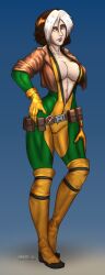 1girls female image_set looking_at_viewer marvel marvel_comics rogue_(x-men) short_hair tomboy unop variant_set x-men