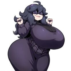 ai_generated bare_legs bbw blue_eyes chubby_female fat fat_female fat_woman game_freak gigantic_breasts hairband hex_maniac huge_breasts huge_thighs light-skinned_female light_skin long_dress long_hair looking_at_viewer massive_breasts nintendo pokemon pokemon_xy purple_hair smesh_(artist) smiling solo_female thick_body thick_female thick_thighs thighs thighs_bigger_than_head very_long_hair voluptuous voluptuous_female