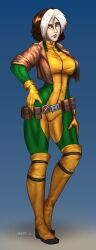 1girls female image_set looking_at_viewer marvel marvel_comics rogue_(x-men) short_hair tomboy unop variant_set x-men