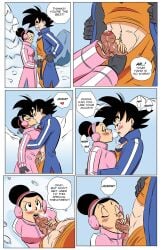 dick dragon_ball female goku hard_on male male/female muscular son_goku