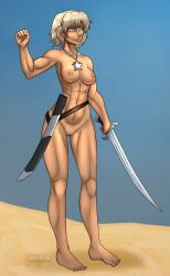 1girls female image_set sword unop variant_set