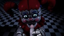 1boy1girl animatronic animatronic_girl ass blue_eyes circus_baby circus_baby_(fnaf) five_nights_at_freddy's five_nights_at_freddy's:_sister_location fnaf fnafsl pussy robot_girl robot_humanoid sister_location skirt