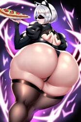 ai_generated cat_ears dan16369336 drakengard female huge_ass milf nier:_automata nier_(series) platinum_games square_enix tagme twitter_link yorha_2b