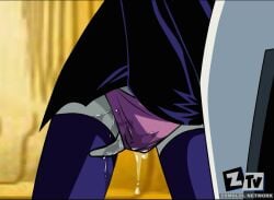 1girls animated dc female fingering_self jinx_(dc) masturbation panties tagme teen_titans zone