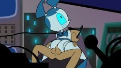 ai_voice_acted anal anal_penetration anal_sex animated anus ass butt female glitch human human_on_robot jenny_wakeman male male/female my_life_as_a_teenage_robot nickelodeon nicktoons on_top parody riding riding_penis robot sex sheldon_lee spanky15 tagme video xj-9