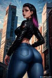 ai_generated big_ass jeans reyna_(valorant) tight_clothing