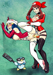 1pokemon 2girls alternate_breast_size anal anal_insertion bandana beanie big_breasts blue_eyes blue_hair blush boots breasts brown_hair clitoris collar combusken controller corset dawn_(pokemon) dildo dildo_with_face dominatrix double_penetration duo elbow_gloves female femdom femsub fucked_silly gloves hairless_pussy hat high_heel_boots high_heels hourglass_figure human human_only inflatable inflatable_buttplug inflatable_insertable inflatable_sex_toy large_breasts latex leg_lift lesbian lezdom long_hair may_(pokemon) multiple_females multiple_girls my_pet_tentacle_monster nipple_leash nipple_rings nipple_slip nipples object_insertion paddle payot piplup platform_footwear platform_heels pokemon pokemon_(species) pussy remote_control remote_control_vibrator rolling_eyes sex sex_toy strap-on strap-on_with_face strapon sweat thigh_boots thighhighs tongue tongue_out torogao uncensored vaginal_penetration vibrator yuri