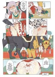2026 absurd_res ahe_gao animal_genitalia animal_penis anthro anthro_on_feral anthro_penetrated anus ass big_penis biped blush blushing_profusely bodily_fluids comic cum cum_in_ass cum_in_mouth cum_inside cum_on_butt cum_through dialogue digital_media_(artwork) dracophilia dragon english_text equine_genitalia equine_penis erection eye_roll female female_anthro female_on_feral female_penetrated feral feral_penetrating feral_penetrating_anthro flared_penis gaping gaping_anus genital_fluids genitals hi_res horsecock huge_cock jahrii_(shebeast) larger_feral larger_male levish_(levish45) looking_pleasured male male/female male_feral male_on_anthro male_penetrating male_penetrating_female mythological_creature mythological_scalie mythology open_mouth penetration penis pull_out quadruped scalie sex shebeast size_difference smaller_anthro smaller_female smaller_penetrated speech_bubble tears tears_of_pleasure text zoophilia