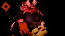 3d balls big_breasts breasts cleavage forsaken_(roblox) guest_(roblox) guest_666 guest_666_(forsaken) noob noob_(forsaken) noob_(roblox) penis roblox roblox_game robloxian size_difference slutmoth source_request tagme thick_thighs thighs