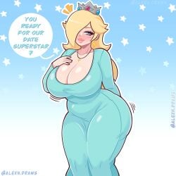 princess rosalina from mario (series) by alexndraws