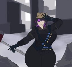 1girls big_breasts breasts clothed colored_sketch decaying_winter female female_only fully_clothed roblox roblox_game robloxian sadeface sketch sledge_queen solo tagme thick_thighs thighs