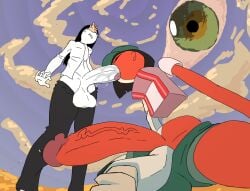 2futas abstract animated ass big_balls blowjob child_bearing_hips closed_eyes coral_glasses curvaceous curvaceous_ass curvaceous_body curvaceous_figure curvaceous_futa curvaceous_hips curvaceous_thighs curvy curvy_body curvy_figure curvy_futa curvy_hips curvy_thighs diphallism ena ena_(dream_bbq) ena_(series) erection fellatio fibilis_(commissioner) from_below futa_on_futa futa_only futanari highres huge_cock loop on_knees partially_clothed precum rasavr sucking_penis tagme thick thick_hips thick_legs tongue tongue_out_blowjob two_tone_body video waifu