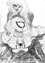 1boy 1boy1girl 1girl1boy 1girls 2026 ai_edit better_version_at_source big_breasts black_and_white black_cat_(marvel) bodysuit breasts bursting_breasts couple couple_(romantic) couples curvaceous curvaceous_body curvaceous_female curvaceous_figure curvaceous_hips curvy curvy_body curvy_female curvy_figure curvy_hips domino_mask ed_benes_studio edit edited eyemask felicia_hardy female hips hourglass_figure huge_breasts joe_lima large_breasts light_skin light_skinned_female male marvel marvel_comics mask masked masked_female massive_breasts peter_parker romantic romantic_couple seductive seductive_look seductive_pose shiny shiny_clothes skin_tight spider-man spider-man_(series) superhero superheroine thick thick_breasts thick_hips thick_thighs tight_clothes tight_clothing voluptuous voluptuous_female white_fur white_hair wide_hips