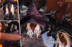 1boy 1girls 3d 3d_(artwork) ahegao armored_gloves balls bandai_namco big_balls big_breasts big_penis black_skin bulge cock_shock comic creampie cum cum_in_pussy cum_inside cum_on_penis dark-skinned_female dark_skin daz3d daz_studio doggy_style elden_ring elden_ring_nightreign english_text female from_behind from_behind_position fromsoftware fucked_from_behind fucked_silly green_eyes hands_on_hips hat hat_only hat_over_eyes hip_grab impact_lines impact_onomatopoeia instant_loss male motion_blur nakadashi navel onomatopoeia oofoe outdoors penis_awe recluse_(elden_ring) recluse_(nightreign) robes self_upload stomach_bulge swinging_balls tears tongue tongue_out vaginal vaginal_penetration vaginal_sex white_fingernails white_hair white_nails witch witch_hat
