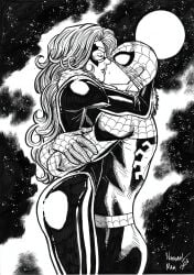ed_benes_studio felicia_hardy black_cat_(marvel) marvel marvel_comics spider-man_(series) 2026 1girls female breasts big_breasts huge_breasts large_breasts thick_breasts massive_breasts bursting_breasts hips wide_hips thick_hips thick thick_thighs curvy curvy_figure curvy_body curvaceous curvaceous_figure curvaceous_body curvy_hips curvaceous_hips curvaceous_female curvy_female mask masked masked_female eyemask domino_mask voluptuous voluptuous_female seductive seductive_look seductive_pose hourglass_figure bodysuit tight_clothing tight_clothes skin_tight superheroine shiny shiny_clothes white_hair white_fur light_skin light_skinned_female black_and_white ai_edit edit edited better_version_at_source 1boy 1girl1boy 1boy1girl male couple couple_(romantic) couples romantic romantic_couple superhero peter_parker spider-man natanael_maia kiss kissing kissing_partner hug hugging hugging_partner eyes_closed night moon couple_love love lovers lovers_moment