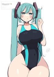 hatsune miku from vocaloid by koeikobo