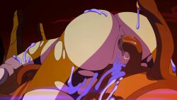 animated extreme_ghostbusters ghostbusters gif kylie_griffin zone ass ass_focus ass_up pussy vagina anus torn_clothes clit torn_clothing torn_pants monster clitoris clitoral_hood vaginal vaginal_penetration vaginal_sex penis penis_in_pussy pussy_juice cum cum_on_body cum_on_ass