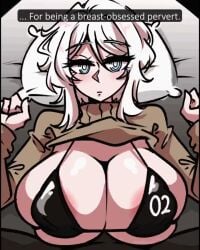 1boy 1boy1girl 1girls animated bikini_top breasts breasts_out cum cum_on_breasts dankestsin faust_(limbus_company) female limbus_company male paizuri penis pov project_moon solo_female straight tagme video
