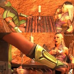 asian_female cumshot feet foot_fetish footjob footjob_under_table milf mortal_kombat mortal_kombat_1 mortal_kombat_1_(2023) poizen3d sindel sindel_(new_era)