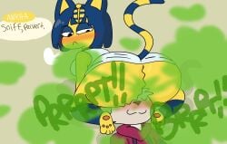 ankha from animal crossing by brappycatty