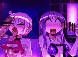 2boys 2d 2girls animated aroused big_penis breast_grab chiden chiden06 erect_penis erection foursome handjob hinata_yukari huge_cock jerking jerkingoff jerkingoff_another large_penis lingerie loop looping_animation nonohara_yuzuko open_mouth oral oral_penetration oral_sex saliva sound sound_effects tagme thick_penis tongue tongue_out veiny_penis video yuyushiki