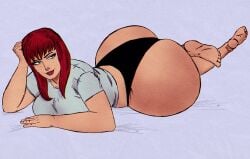 mary jane watson from marvel by cheesecake (artist)