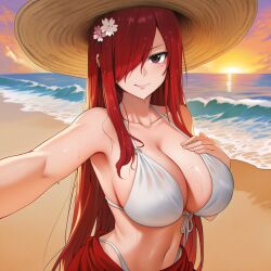 erza scarlet from fairy tail by enmaai
