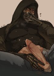 1boy balaclava bara big_dick big_penis black_balaclava black_glove black_gloves call_of_duty call_of_duty_modern_warfare_(2019) call_of_duty_modern_warfare_2_(2022) call_of_duty_modern_warfare_3_(2023) clothed clothed_male clothed_masturbation cod cum dih gay ghost_(modern_warfare_2) glove gloves male male_only masturbating masturbation modern_warfare_(series) og_ghost penis simon_riley skeleton_gloves skeleton_print skull_mask touching_own_penis yaoi zhens777