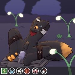 1:1 anal anthro bandage bandaged_ear bdsm bodily_fluids bondage bound canid canine casualties:_unknown dildo expie_(gunsawian) fluffy_tail fox fucking_machine genitals gunsawian hi_res hybrid machine male male_only mammal moodles murid murine nervous paws penis questionable_consent rat restrained restraints rodent sex_toy solo spatey sweat trapped