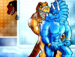 anthro bad_rap extreme_dinosaurs furry haxx male_only spike_(extreme_dinosaurs) tagme