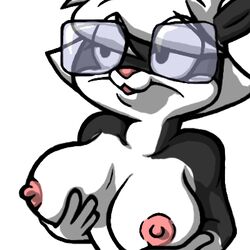 anthro female nude sabrina_conrad sabrina_online skunk solo webcomic