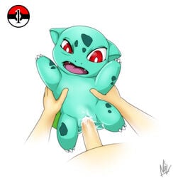 bulbasaur cum cum_in_pussy cum_inside drooling duo fauna female feral flora human human_on_feral interspecies male mammal nintendo penetration penis pokémon_(species) pokemon pokemon_rgby pokephilia pussy saliva sex sfan straight stretching tongue uncensored vaginal_penetration vein veiny_penis video_games zoophilia