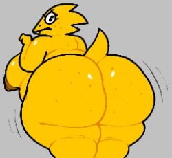 alphys big_ass big_breasts breasts bubble_butt chip_at_night cleavage huge_ass huge_breasts nipples tagme thick_thighs undertale wide_hips