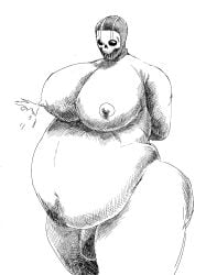 big_breasts big_thighs busty_boy call_of_duty_modern_warfare_2_(2022) fat_man ghost_(modern_warfare_2) lactation mask masked masked_male mpreg pec_growth simon_riley small_penis surprised