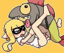 animated cum_inside feral_on_humanoid inkling inkling_girl nintendo pixel_art qswan salmon_run salmonid salmonid_(splatoon) splatoon splatoon_3 vaginal_penetration