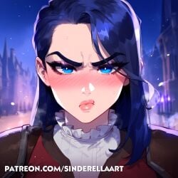 ai_generated angry arcane_caitlyn busty caitlyn_kiramman commission female league_of_legends mad patreon patreon_url patreon_username pawg riot_games sinderellaart teen teen_girl teenage_girl teenager thick voluptuous voluptuous_female