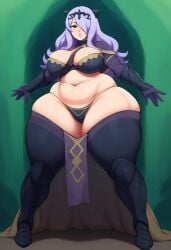 ai_generated big_breasts bottom_heavy camilla_(fire_emblem) fire_emblem fire_emblem_fates gvukub nintendo thick_thighs wide_hips