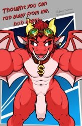 1boy 1boys 1male 2025 2025s 2d 2d_(artwork) 2d_artwork anthro anthro_milf anthro_only anthrofied bedroom_eyes black_eyes black_sclera blue_background collar critters_(poppy_playtime) currency_symbol dialogue digital_art digital_drawing digital_drawing_(artwork) digital_media digital_media_(artwork) digital_painting digital_painting_(artwork) dollar_necklace dollar_pendant dollar_sign dragon dragon_ears dragon_horns dragon_humanoid dragon_tail dragon_wings ear_piercing english english_dialogue english_text eyewear eyewear_on_head furry furry_male genitals glasses glasses_on_head gold_(metal) hair hi_res horns jewelry leaning leaning_forward male male_anthro male_focus male_only mob_entertainment mob_games muscular muscular_anthro muscular_male mythological_creature mythological_scalie mythology narrowed_eyes necklace nightmare_critters no_humans open_mouth open_smile pendant penis piercing poppy_playtime poppy_playtime_(chapter_4) pupils red_body red_ears red_hair red_wings scalie scalie_humanoid scalie_male seductive simon_smoke_(poppy_playtime) simple_background smile smiling smiling_at_viewer smiling_critters solo solo_focus solo_male sonic_gaming456 symbol tagme talking_to_viewer teeth text thick_penis tongue video_games white_eyes white_inner_ear white_pupils wings yellow_horns