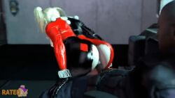 1boy 1girls 3d 3d_animation animated animated_image batman:_arkham_knight batman_(series) blonde_hair clothed_sex clown dark-skinned_male dark_skin dc dc_comics enjoying female femdom harley_quinn harley_quinn_(arkham) harley_quinn_(arkham_knight) harley_quinn_(classic) interracial light-skinned_female light_skin looking_back male pussy rated_l restrained riding source_filmmaker tagme vaginal_penetration