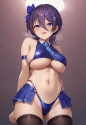 2d ai_generated animated animated asaba_ibuki cartoon cartoonish cartoony cute looking_at_viewer needmymommy tagme underboob underwear video western_art