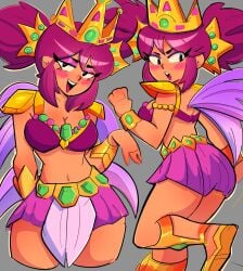 brawl_stars breasts mandy_(brawl_stars) tan_body thick_thighs