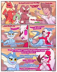 5girls apricot_(bnbigus) bibi_(bnbigus) bnbigus breasts carnage_(bnbigus) clothed_male dusk_lycanroc hot_stuff_(bnbigus) lopunny lycanroc naked no_sex nude nude_female outdoors pokemon pokemon_(species) the_freak_(bnbigus) vaporeon wholesome