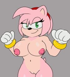 amy_rose animarose animated anthro female genitals hi_res mrcold nude nude_female pussy sega solo sonic_the_hedgehog_(series)