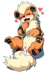 cum cum_in_pussy cum_in_pussy cum_inside_pussy dripping dripping_cum feral feral_female growlithe nintendo pokemon pokemon_(species) pokephilia yttriumi2f zoophilia